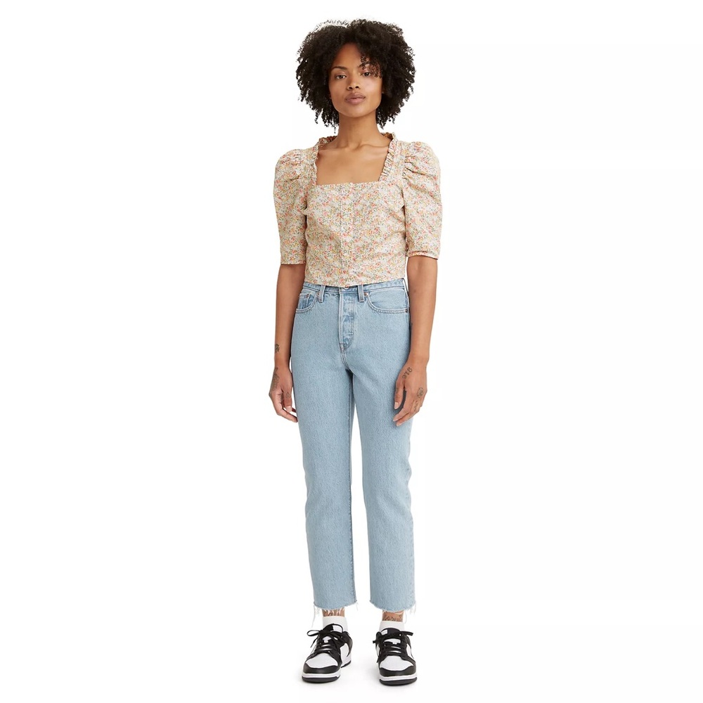 Levi’s ‘Wedgie Straight’ Raw Hem Jeans
